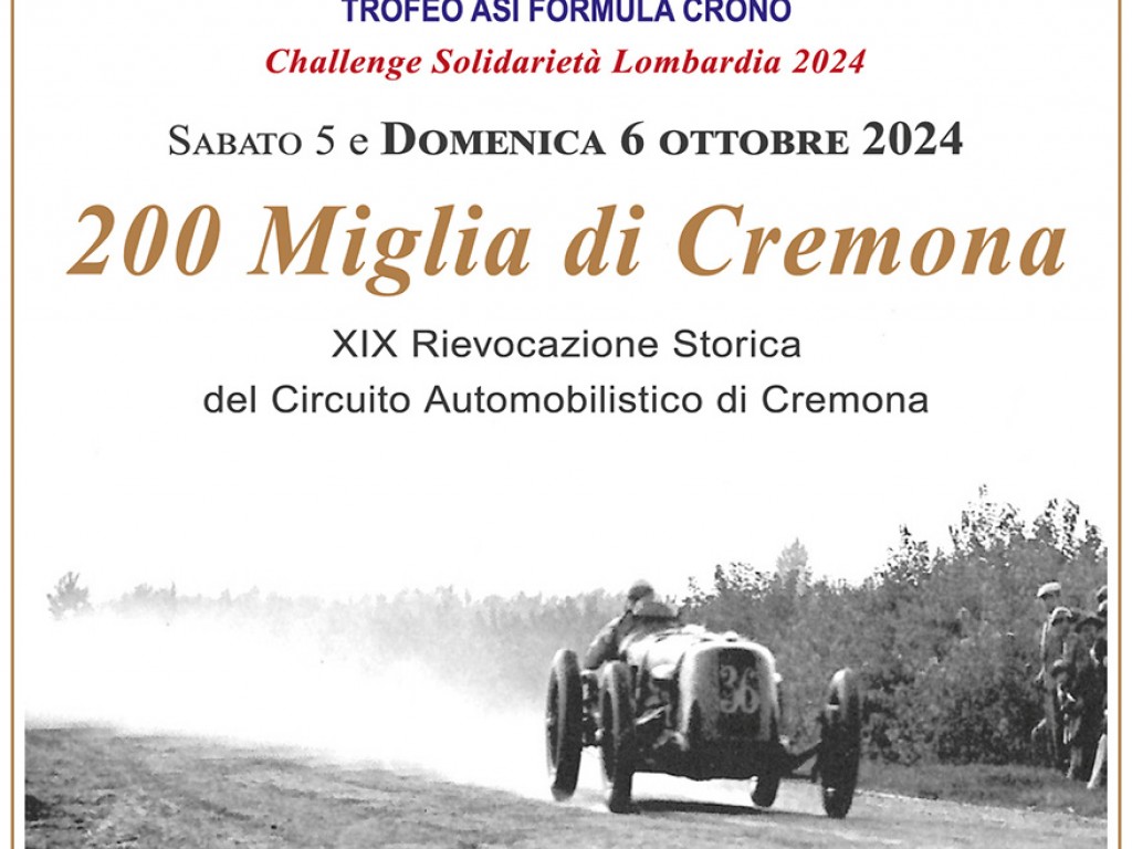 200 MIGLIA DI CREMONA - LINK ALLA CLASSIFICA